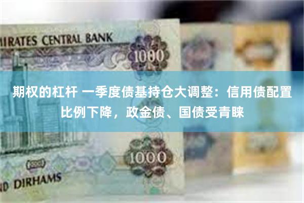 期权的杠杆 一季度债基持仓大调整：信用债配置比例下降，政金债、国债受青睐