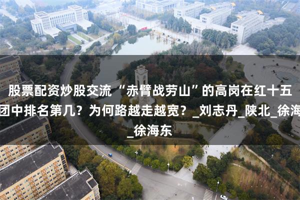 股票配资炒股交流 “赤臂战劳山”的高岗在红十五军团中排名第几？为何路越走越宽？_刘志丹_陕北_徐海东