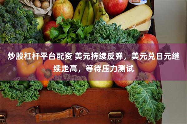 炒股杠杆平台配资 美元持续反弹，美元兑日元继续走高，等待压力测试