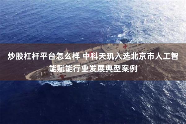 炒股杠杆平台怎么样 中科天玑入选北京市人工智能赋能行业发展典型案例