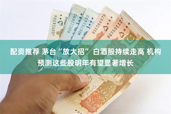 配资推荐 茅台“放大招” 白酒股持续走高 机构预测这些股明年有望显著增长